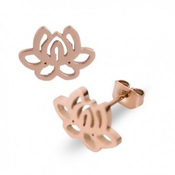 Flower Earrings Rose Stainless Purity Jewelry