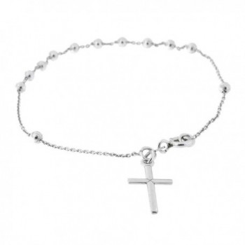 Sterling Silver Beads Rosary Bracelet