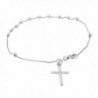 Sterling Silver Beads Rosary Bracelet