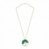 Green Quartz Stone Eternal Necklace