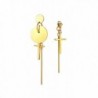 Fashion Dangler Earrings Cross Jesus Christ Smooth Earring Jewelry for Lady Woman Girls - CW188ZANH2I