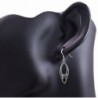Sterling Silver Gemstone Marquise Earrings in Women's Drop & Dangle Earrings