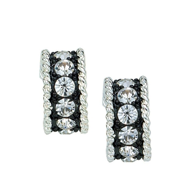 Montana Silversmith Crystal Shine Small Hoop Earrings - ER1032 - C912C0WV3J9
