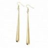 Nu Gold Stiletto Bark Earrings by John S Brana Handmade Jewelry Durable Brass - Lightweight - CI1181A5TKX