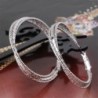 GULICX Charming Textured Awesome Earring in Women's Hoop Earrings