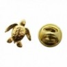 Sea Turtle Mini Pin ~ 24K Gold ~ Miniature Lapel Pin ~ Sarah's Treats & Treasures - CI12O7PBS53