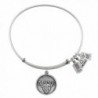 Wind and Fire University of Maine Charm Silver Tone Bangle WF656 - CB127BAWD1L