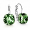 QIANSE "Forest Elf" Hypoallergenic Dangle Earrings Made with Swarovski Crystals for Pierced Ears - CB188ROALR5