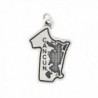 Sterling Silver Oxidized Travel Mexico Cancun Charm (with Options) - C4182XE9DAI