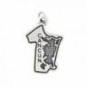 Sterling Silver Oxidized Travel Mexico Cancun Charm (with Options) - C4182XE9DAI