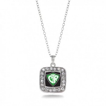 Classic Silver Plated Crystal Necklace in Women's Chain Necklaces