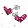 SilberDream Glitter crystals Sterling GSO404P in Women's Drop & Dangle Earrings