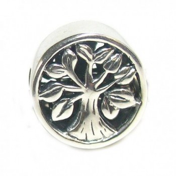 Sterling Silver Tree Of Life Go Round Family Bead For European Charm Bracelets - CO11KBP2JYL