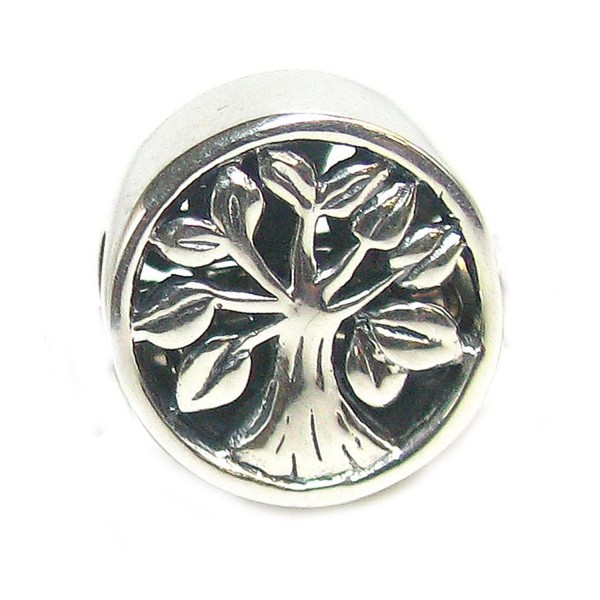 Sterling Silver Tree Of Life Go Round Family Bead For European Charm Bracelets - CO11KBP2JYL