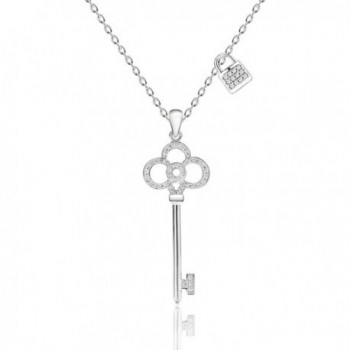 Kigmay Jewelry Key Pendant Necklace for Women - Vintage Key - CR188DGS2H8