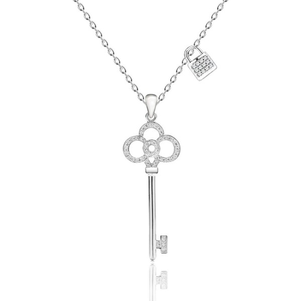 Kigmay Jewelry Key Pendant Necklace for Women - Vintage Key - CR188DGS2H8