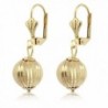 Stunning Dangle Spheres Lever Back Earrings