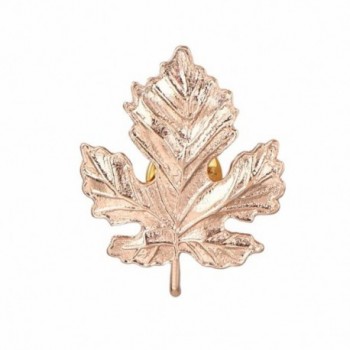Susenstone Korean Women Maple Leaf Corsage Brooch Collar Pin - C312DOOUO83
