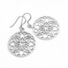 Sterling Filigree Detailed Mandala Earrings