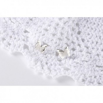 Mariafashion Sterling Hypoallergenic Butterfly Earrings