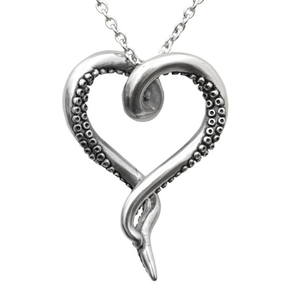 Controse Women's Silver-Toned Stainless Steel Sea Lover Octopus Necklace 31" - C612GK5CXXR