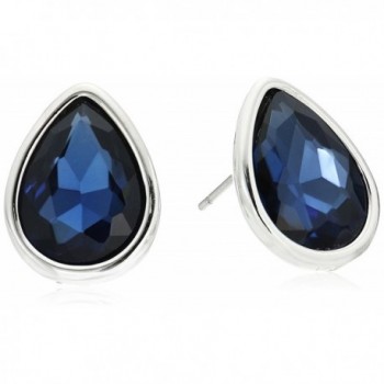 Kenneth Cole New York Crystal and Tear Drop Stud Earrings - BLUE - CT186UDHI0N