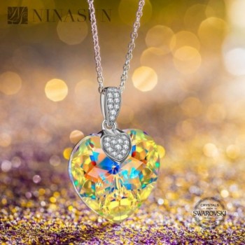 Necklace NINASUN Swarovski Anniversary Girlfriend in Women's Pendants