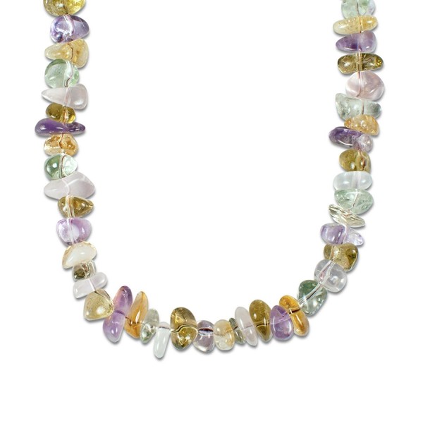 Relios Mixed Metal Pastel Gemstone Beaded Necklace- 20 Inch - CO11BKWQGEX