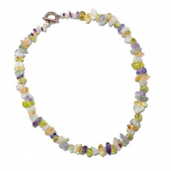 Relios Pastel Gemstone Beaded Necklace in Women's Strand Necklaces