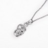 Sterling Eternal Infinity Pendant Necklace in Women's Pendants