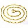 Classic "Aviator" Style Thai Bar-link 24k Gold Plated 20" Baht Chain Necklace - CO11R5RADLN