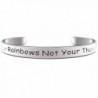 Paris Selection Inspirational Bracelet Count Your Rainbows Not Your Thunderstorms - CX12O9SY5OO