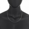 Sterling Silver Nickel Free Necklace inches in Women's Chain Necklaces