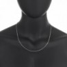 Sterling Silver Nickel Free Necklace inches in Women's Chain Necklaces