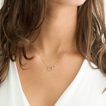 Fettero Hammered Layering Necklace Infinity in Women's Jewelry Sets