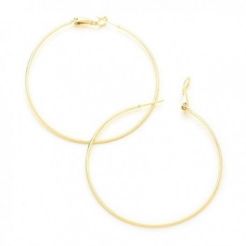 14k Gold Filled Thin Hoop Earrings - CU17Y27LTM9