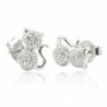 SilverLuxe Womens Sterling Zirconia Earrings