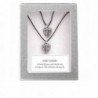 Cathedral Art 'Sisters' Heart Locket Pendants - 2 Necklaces - CZ11KGAT1I7