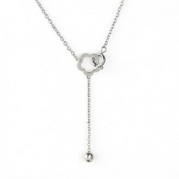 Contemporary Silver Designer Necklace Pendant - C9187C7M79W