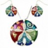 DianaL Boutique Colorful Enameled Necklace - CP121FZCX3H