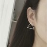 Beydodo Plated Earrings Minimalist Triangle
