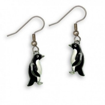 Enamel Penguin Earrings by The Magic Zoo - CG119CV0PHN