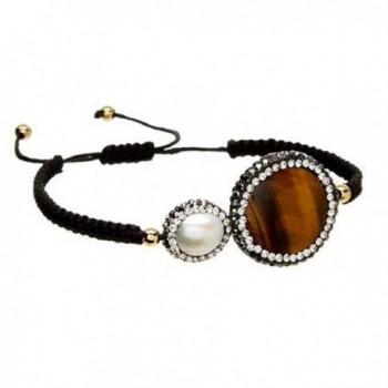 Kevia Stone Adjustable Bracelet tigers eye - tigers-eye - CN189Q8LZYK