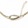 Hemp Choker Necklace Glass Turtle in Women's Choker Necklaces