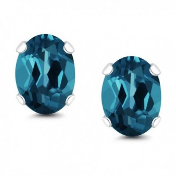 Shape London Topaz White Earrings