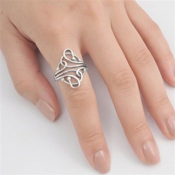 Fashion Abstract Sterling Silver RNG14974 11