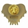 PinMarts Antique Heart Angel Enamel in Women's Brooches & Pins