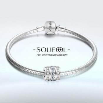 SOUFEEL Birthstone Sterling European Bracelets in Women's Charms & Charm Bracelets