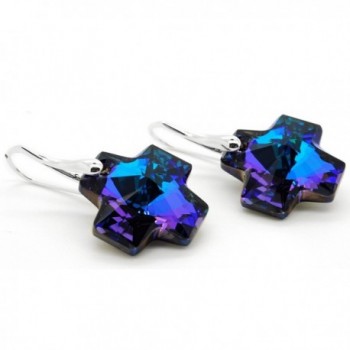 Sterling Silver Earrings Swarovski Crystals