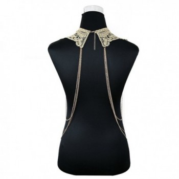 DOTASI Gold Flower Chain Bikini in Women's Chain Necklaces